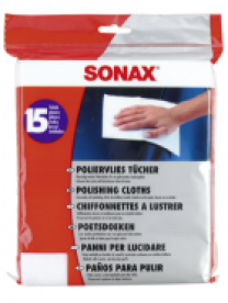 Купить Автокосметика и аксессуары Sonax Салфетки для полировки 25X40см 15шт (422200)  в Минске.