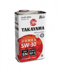 Купить Моторное масло Takayama 5W-30 API SN 1л  в Минске.