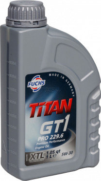 Купить Моторное масло Fuchs Titan GT1 Pro 229.6 5W-30 1л  в Минске.