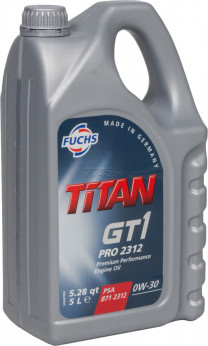 Купить Моторное масло Fuchs Titan GT1 Pro 2312 0W-30 5л  в Минске.