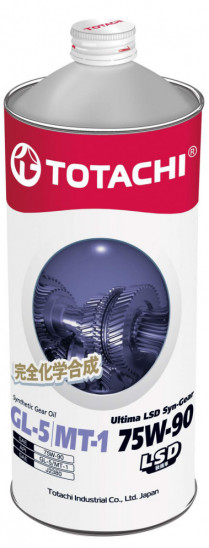 Купить Трансмиссионное масло Totachi Ultima LSD Syn-Gear 75W-90 GL-5 1л  в Минске.