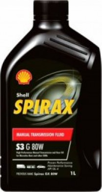 Купить Трансмиссионное масло Shell Spirax S3 G 80W 1л  в Минске.