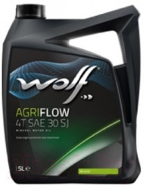 Купить Моторное масло Wolf AgriFlow 4T SAE 30 SJ 5л  в Минске.