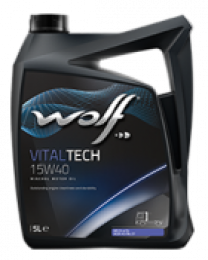 Купить Моторное масло Wolf Vital Tech 15W-40 5л  в Минске.