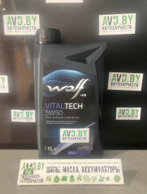 Купить Моторное масло Wolf Vital Tech 5W-50 1л  в Минске.