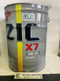 Купить Моторное масло ZIC X7 5W-40 20л  в Минске.